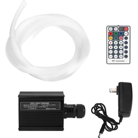 16W RGBW Fibre Optique Lumière Étoile Plafond Moteur Source Fibres Driver 100-240V (1/5)