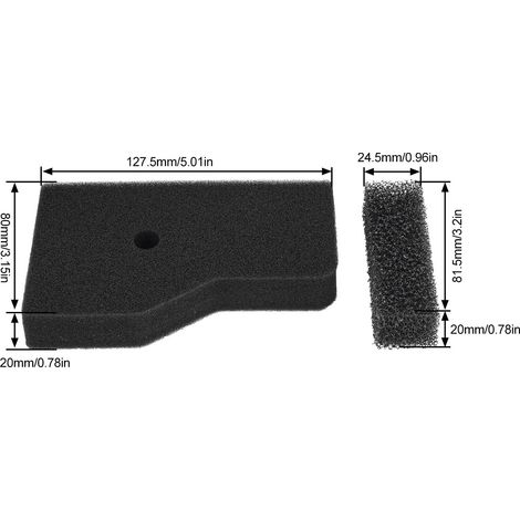 Lot de 2 filtres à air 17211‑Z07‑000 – Réf. 17218‑Z07‑000 – Adaptés groupes électrogènes EB2000I et EU2000I – Protection efficace du moteur contre poussière et débris (1/5)