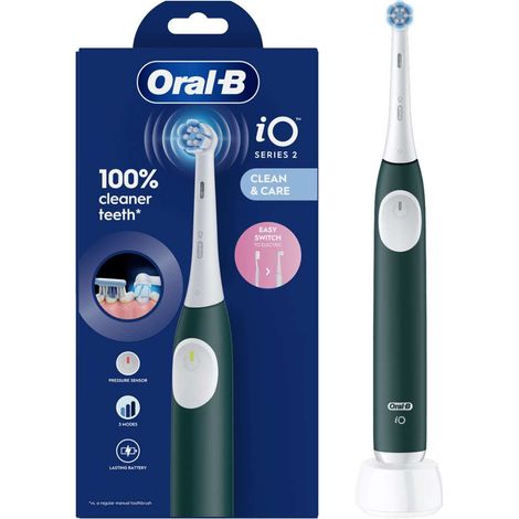 Oral-B - Cepillo de dientes eléctrico iO Serie 2, verde 8700216611848 (1/3)