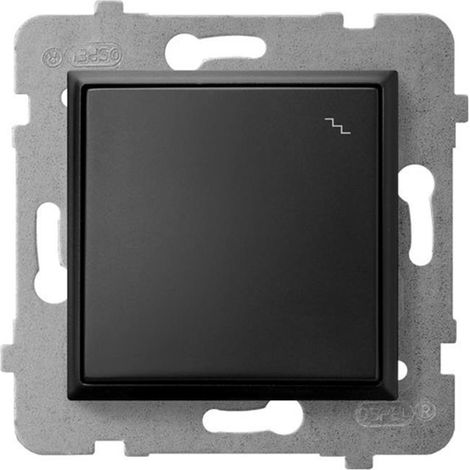 Ospel Aria nero - interruttore per scale ŁP-3U/m/33