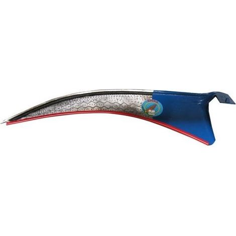 Falci Falce S con Barba 50 cm Acciaio Forgiato Punta Chiodo per Fieno e Rovi