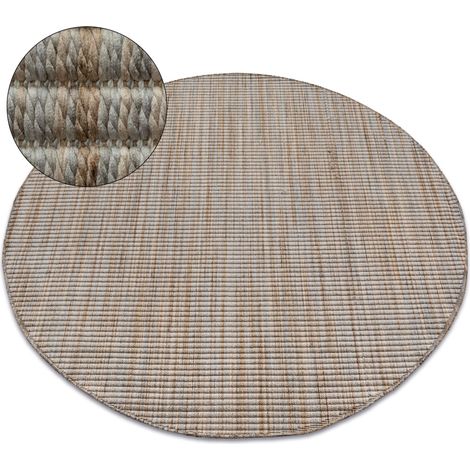 Alfombra de pasillo con refuerzo de goma  STREIFEN 110 cm marrón brown 110x740 cm (1/5)