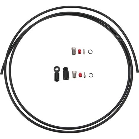 Kit de Flexibles de Frein pour Vélo avec Aiguille à Huile Et Olive de Rechange Compatible avec Flat Mount HRD Force Apex Les Vélos Longueur de 2 Mètres (1/5)