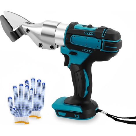 Ciseaux électriques sans fil pour batterie 18 V, sans brosse, pour couper l'acier, cisaille à tôle électrique, avec une capacité de coupe maximale de 3 mm (sans batterie) (1/5)