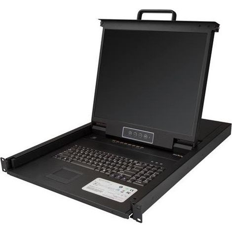 StarTech.com RKCONS1908K console a rack 48,3 cm (19") 1280 x 1024 Pixel Acciaio Nero (1/5)