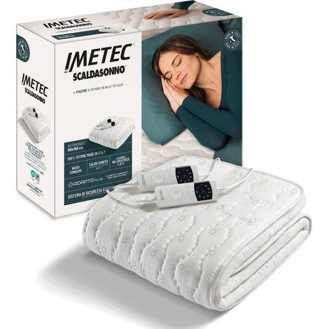 Imetec Adapto Plus Cotone Calentador de cama eléctrico 150 W Blanco Algodón, Poliéster (1/5)