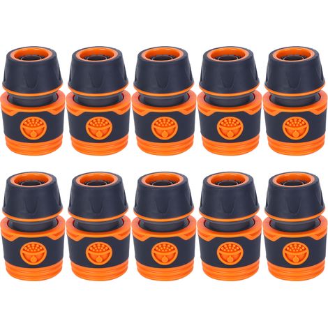 10 Pièces Raccord Rapide Polyvalent pour Tuyau d'Arrosage Jardin G1/2 - Outil d'Irrigation (1/5)