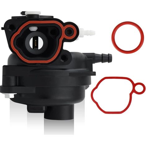 Carburateur pour tondeuse à gazon Briggs & Stratton 300e 450e 500e, moteur OVH 125 cm³ 140 cm³, séries 08P502 et 09P602, compatible avec les références 799583, 591160, 595656, 591979, 593261 et 840019