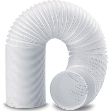 1 tuyau d'évacuation pour climatiseur mobile, diamètre 150 mm, longueur 2 m, en PP résistant à la chaleur et à la corrosion, compatible avec climatiseurs mobiles, hottes et sécheuses (1/5)