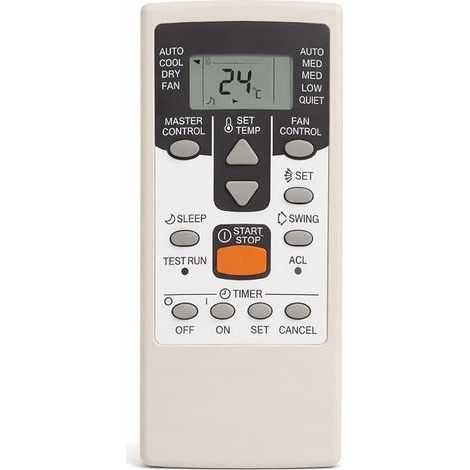 Télécommande Universelle de Remplacement pour Climatiseur, Compatible avec Fujitsu AR JE5 AR JE4 AR JE6, LG, Samsung, Daikin, Gree, Contrôle LCD Digital 1000 en 1 pour Split Pompe à Chaleu (1/5)