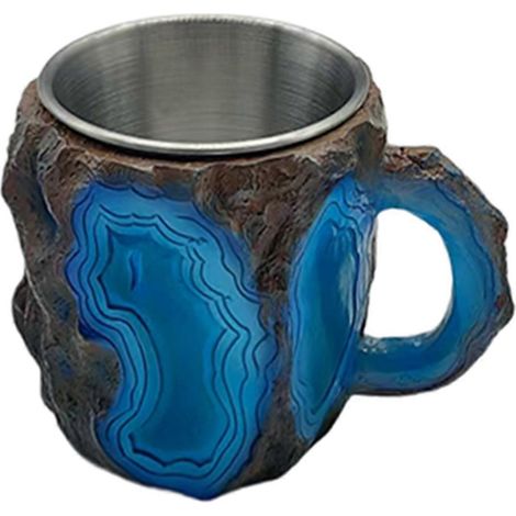 Luxuriöser Kaffeebecher aus Mineralkristall. Kaffeebecher aus Mineralkristall (siehe Foto). (1/5)
