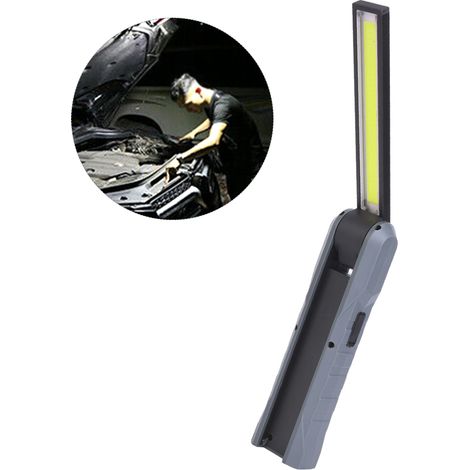 Faltbare COB-LED-Arbeitsleuchte mit Magnetverschluss für Notfälle, Camping, Wartung und Reparaturen – USB-Ladefunktion (1/5)