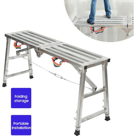 Escabeau pliable robuste – Marchepied renforcé multifonction pour travaux, bricolage et décoration, structure stable pour usage domestique et chantier (1/5)