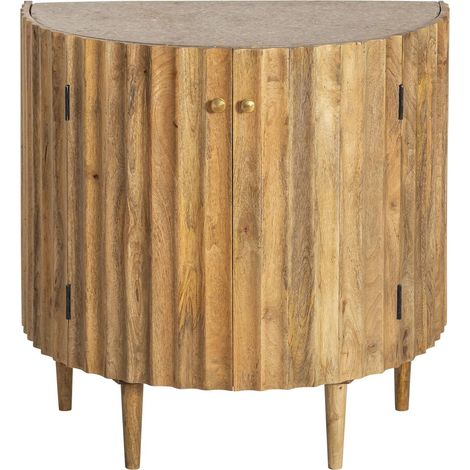 Made In Meubles – Meuble sous vasque simple en bois de manguier et terrazzo – Dimensions 82x80x53cm – Design contemporain et élégant (1/5)