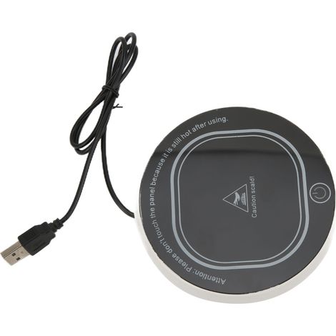 Chauffe-tasse intelligent USB à température constante pour café, lait et thé (noir) (1/5)