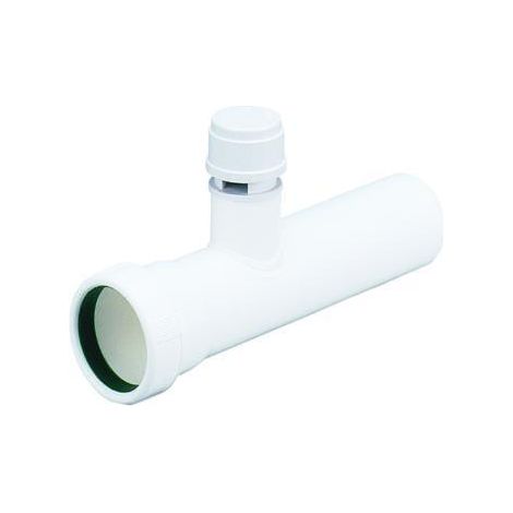Dallmer Verlängerungsrohr V 5, DN 50, 215mm lang, mit Belüfter, Steckmuffe mit Quetschverschraubung, PP, 090539 (1/2)