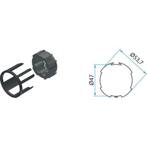 ADAPTATEUR NEXTMODE TM2 45 POUR TUBE ZF54 + 53 DEPRAT