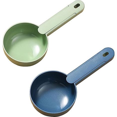 Pelle doseuse pour nourriture et litière de chien, chat, hamster et lapin, lot de 1, bleue (1/5)