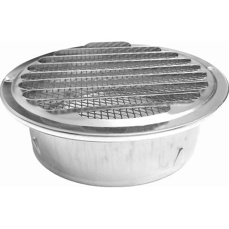Grille de ventilation murale à persiennes de 6 pouces en acier inoxydable 304 (1/5)