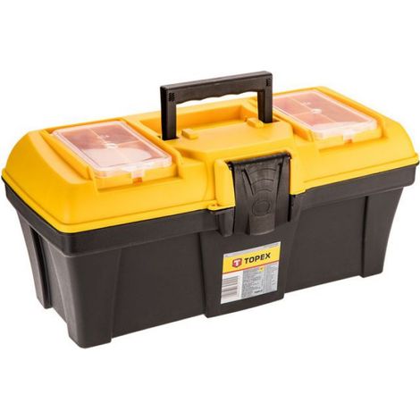 Boîte À Outils - 16 Pouces - Plastique - 38 X 17 X 17 Cm - 2 Organisateurs