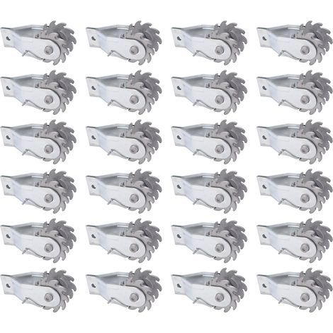 24 pièces tendeurs de clôture à cliquet en ligne pour fil de fer, usage agricole et électrique (1/5)