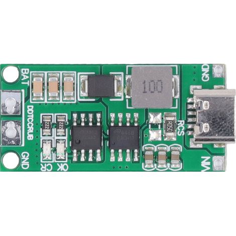 Chargeur batterie lithium 2A entrée Type C vers 16.8V DC sortie 0.56A module boost vert 3-6V pour recharge 4S (1/5)