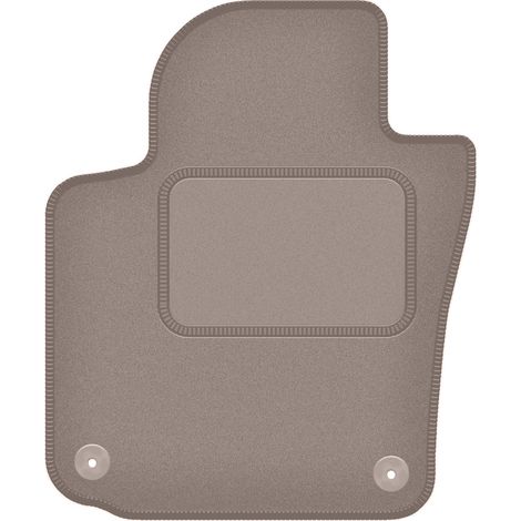 Tapis conducteur en velours pour : Volkswagen Golf VI cabrio (2011-2016) beige