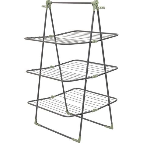 Wäscheständer mojave rechteckig grau h128 cm - 5five (1/5)