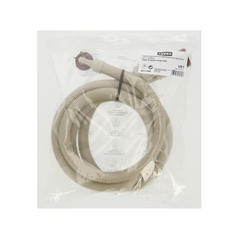 TUYAU ANTI-DÉBORDEMENT PR LAVE-LINGE, LAVE-VAISS., 2,5 M,1 PCE/SACHET XAVAX
