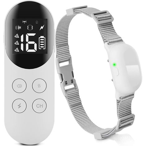Collier de dressage pour chien avec télécommande, lampe étanche IP68 avec 3 modes de dressage sûrs (1/5)