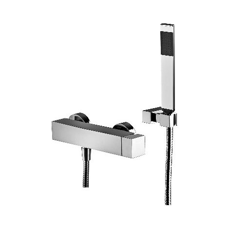 MISCELATORE MONOC. ESTERNO DOCCIA CON ACCESSORI ELLE Cromo PAFFO