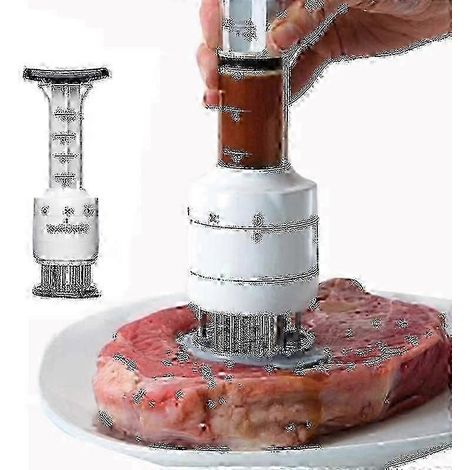 Seringue 2 en 1 pour attendrir la viande et mariner, seringue pour sauce barbecue, ustensiles et accessoires de cuisine pour barbecue (1/5)
