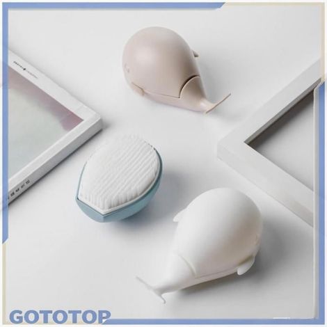 Fdit Brosse à vêtements Brosse de nettoyage de vêtements, poils doux, en forme de baleine mignonne, brosse à droguerie brosse (1/4)
