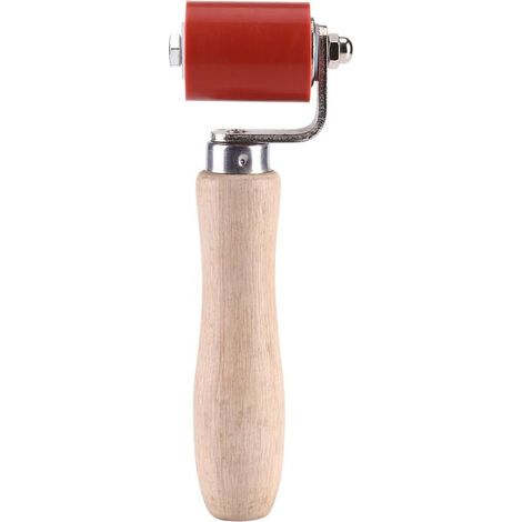 Rodillo de presión manual, prensa de silicona, herramienta de soldadura resistente a altas temperaturas, 40 mm (Color: Rojo) (1/5)