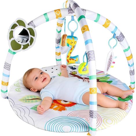 Tapis d'éveil pour Portable, pliable et éducatif  Centre d'activités ludique Pour ramper, jardin, parc, chambre, salon, anniversaire, sommeil (1/5)