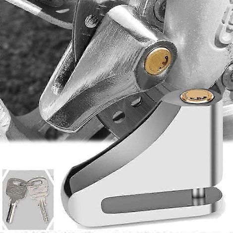 Serrure Antivol Disque Frein Alliage, Universelle Voiture Moto VTT et Vélo Électrique, Sécurité Renforcée Deux Roues (1/5)
