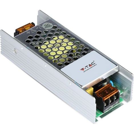 V-TAC VT-24061 Alimentatore SLIM in metallo 60W 24V 2.5A IP20 con morsetti a vite - SKU 3261 (1/10)