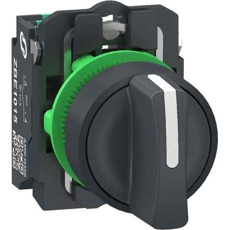 Harmony XB5 bouton tournant manette 3 positions rappel C 2NO Push In - XB5AD535