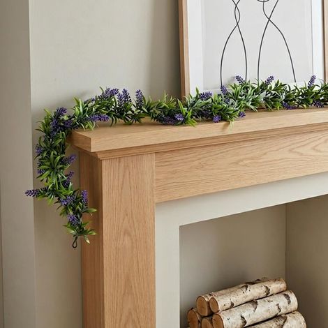 140cm Artificial Lavender Greenery Garland Hanging Decoration Premium (1/4)