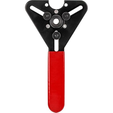 Dissolvant d'embrayage de compresseur d'air de voiture, installateur de clé à double usage, Kit d'outils, réparation de climatiseur automobile 8 pièces (1/4)
