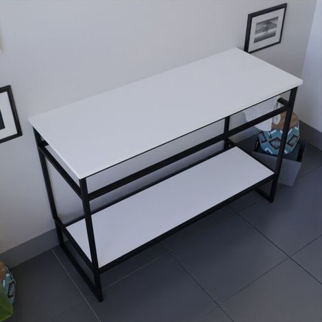 Meuble salle de bain pour vasque à poser STRUCTURA 120 cm- (1/5)