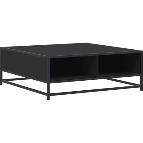 Maison Exclusive - Couchtisch Schwarz 80x80x30 cm Holzwerkstoff u
