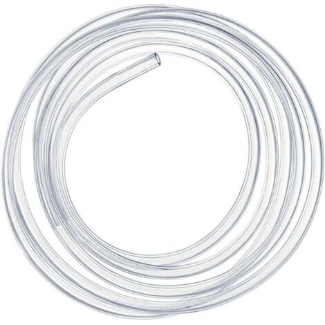 Tuyau en PVC transparent de 5 mètres, tuyau de pression flexible 4×6 mm (1/5)