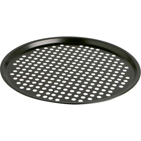 Pizzablech, Stahl, Antihaftbeschichtung, 30 cm Durchmesser, ofen- und gefriergeeignet (1/5)