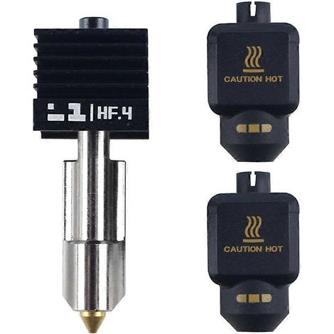 Verbessertes High-Flow-Hotend aus nanogehärtetem Stahl für Bambu Lab P2S 0,4-mm-Düse (3D-Druckerzubehör) inklusive Silikonhülle (1/5)