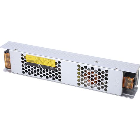 200-W-LED-Netzteil aus leichtem Aluminium, 12-V-16,7-A-Transformator, Konstantspannung, AC-Eingang 185–264 V, interner Treiber für LED-Streifen und Strahler. (1/5)
