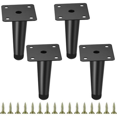 4 Stück Möbelfüße, Küchenmöbelfüße, Couchtischfüße, 10 cm Möbelfüße (1/5)