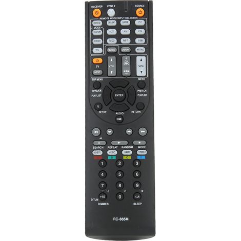 Télécommande de Remplacement RC-865M Compatible Récepteur AV ONKYO TX-NR525 (1/5)