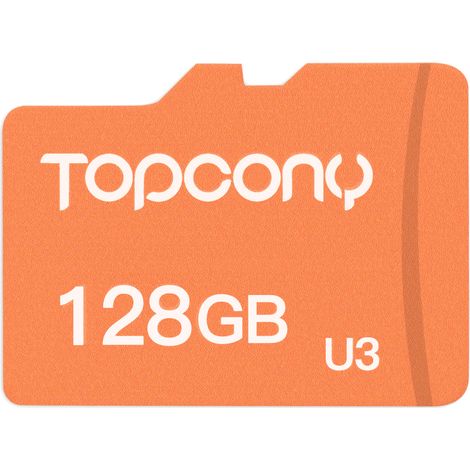 Topcony Carte mémoire haute capacité, carte mémoire de 128 Go