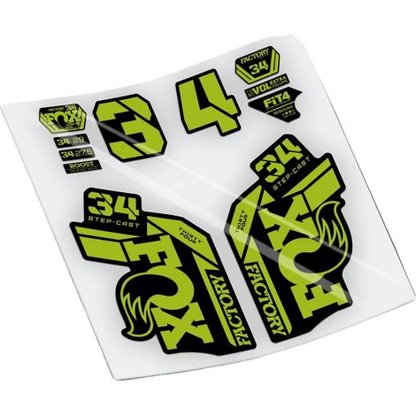 Pegatinas de vinilo resistente, fácil aplicación, color verde lima. (1/2)